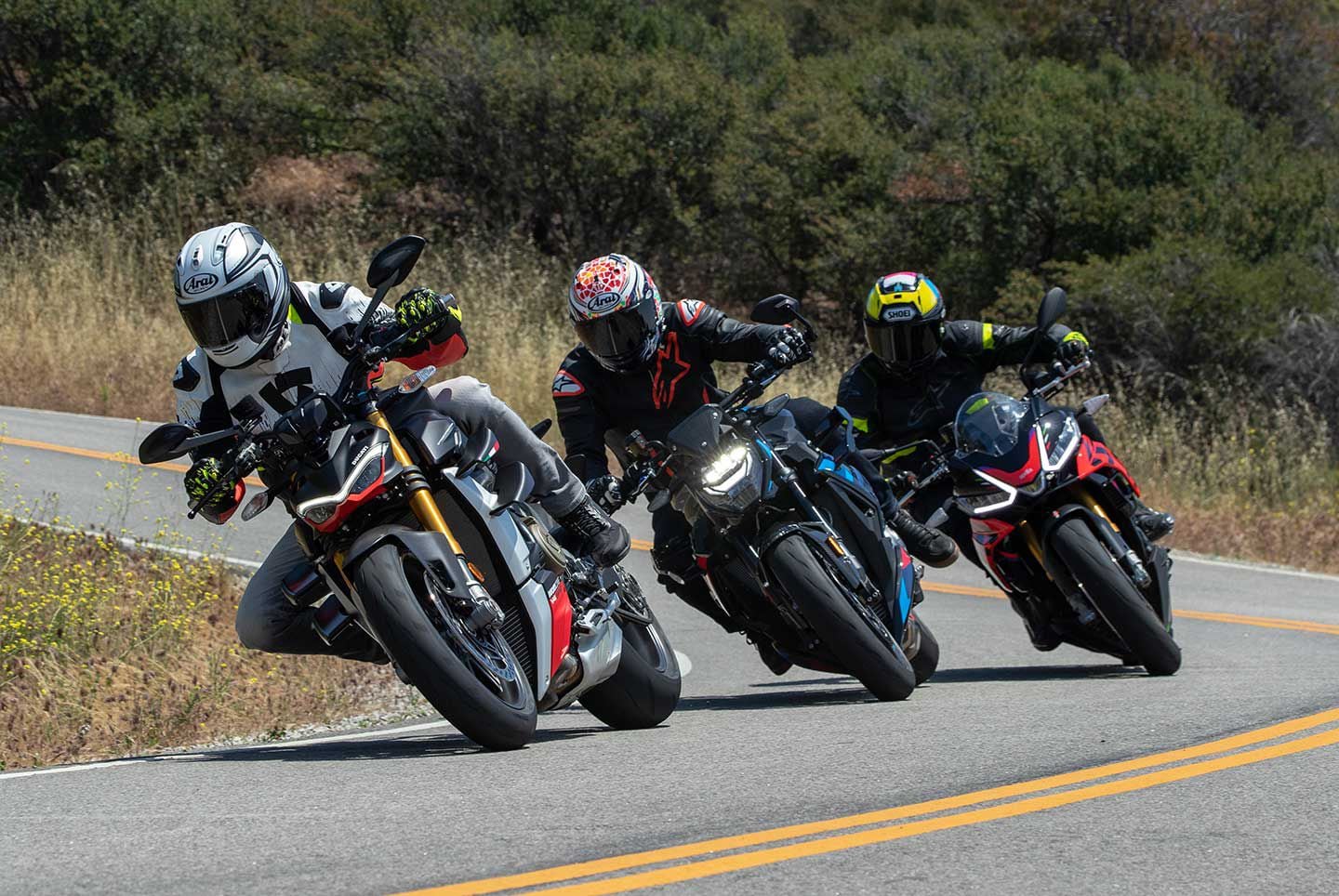 Two of these three bikes have changed everything we know about naked sportbikes, while the third was the bike that set the tone for a decade.