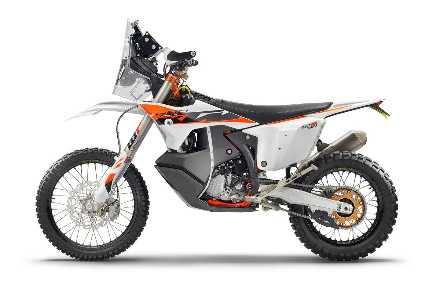The 2025 KTM 450 Rally has a new engine, transmission, hydroformed steel chassis, and a ton of changes.