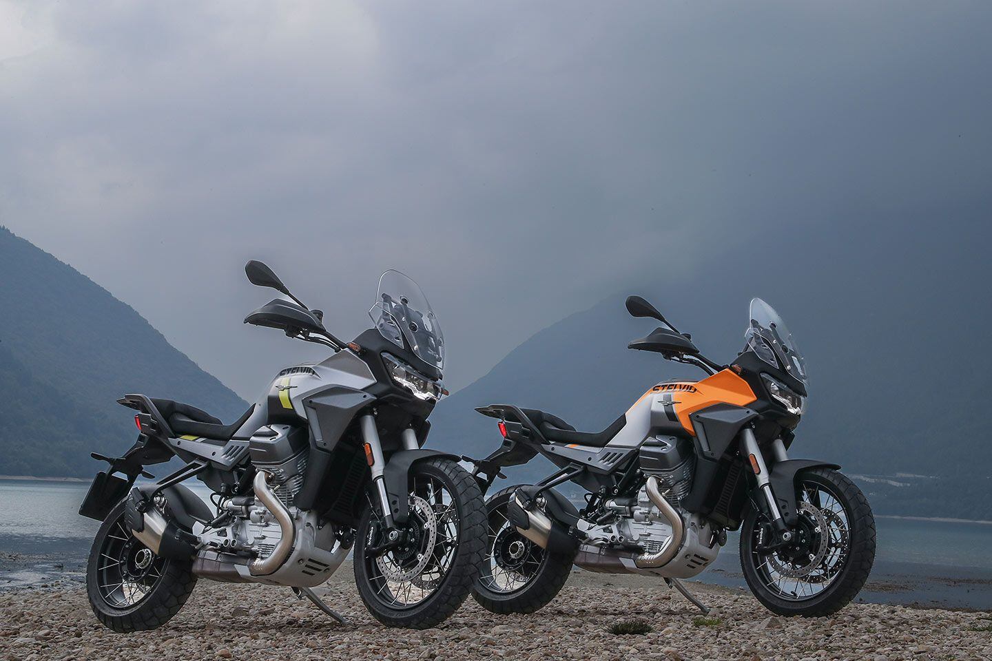 Moto Guzzi has revived the Stelvio name for 2024 with a new adventure bike powered by its new 1,042cc compact-block engine.