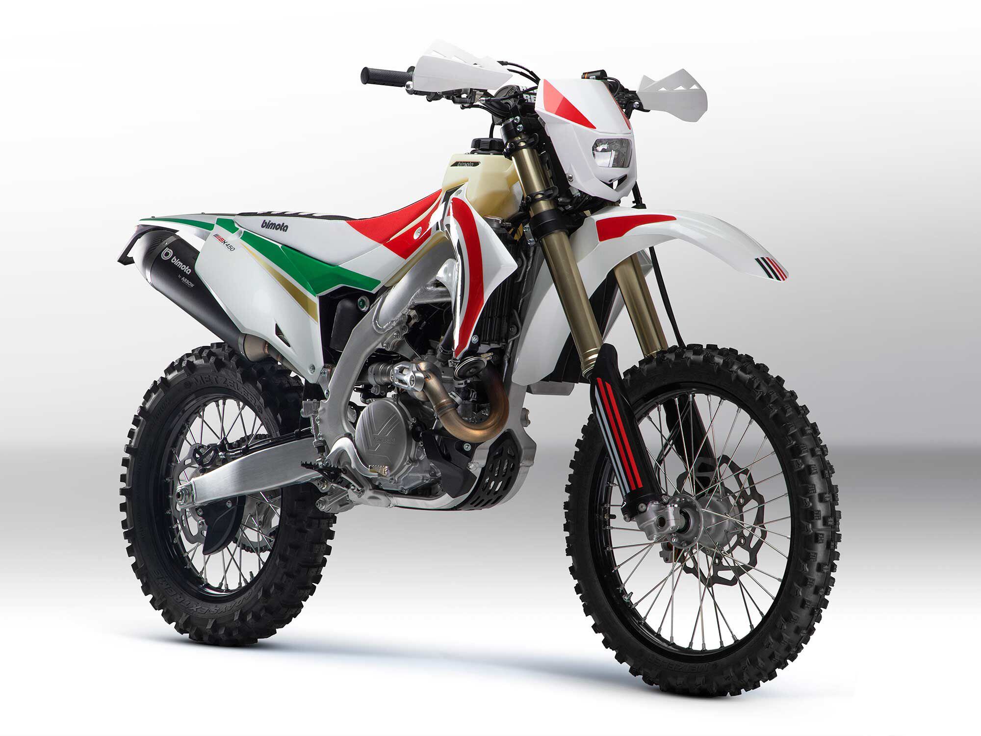 Think Bimota only makes streetbikes? Meet the new Bimota BX450, the company’s first foray into the off-road world.