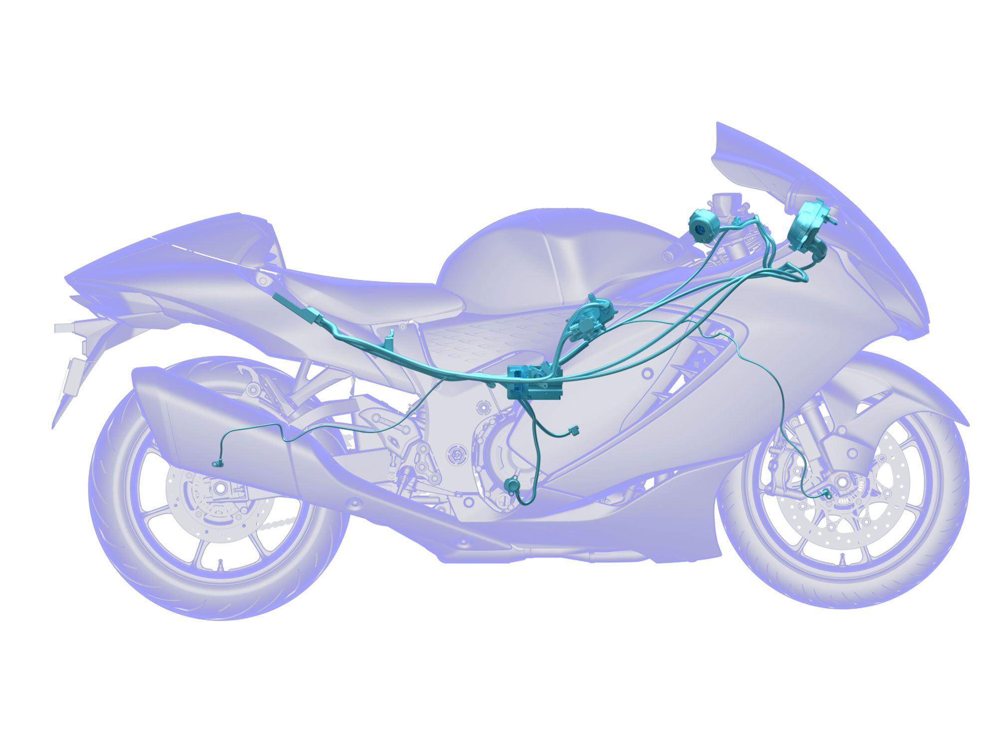 The addition of throttle-by-wire, traction control, launch control, and anti-wheelie has made the 2022 Hayabusa quicker without massive changes to its engine.