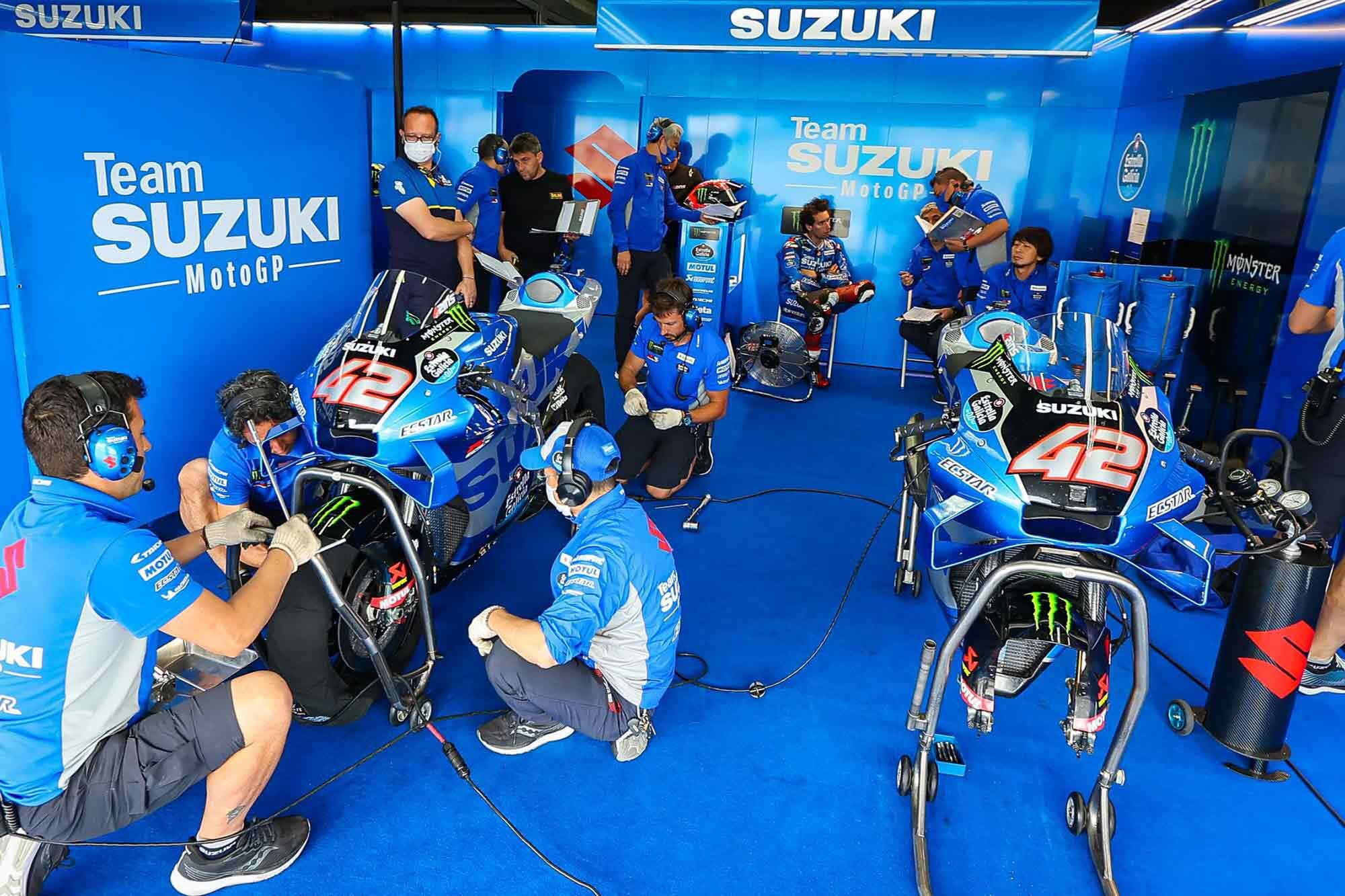 Suzuki’s departure from MotoGP has not been officially announced, but riders, mechanics, engineers, and other staff are already scrambling to find a place on existing teams.