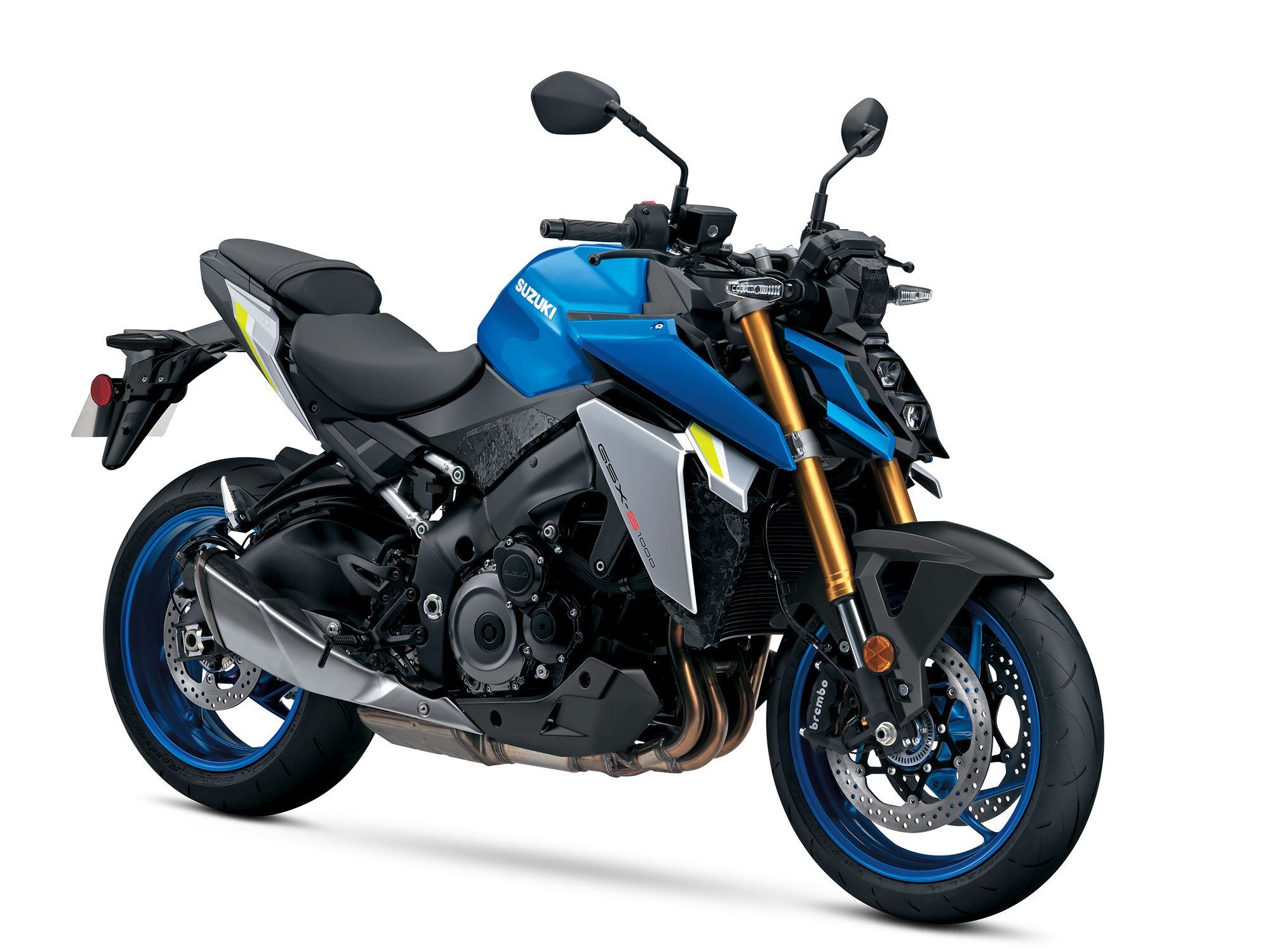 In its first update since the model launched in 2015, Suzuki sharpens the GSX-S1000 for 2022 with engine updates, added tech, and an angular face-lift.