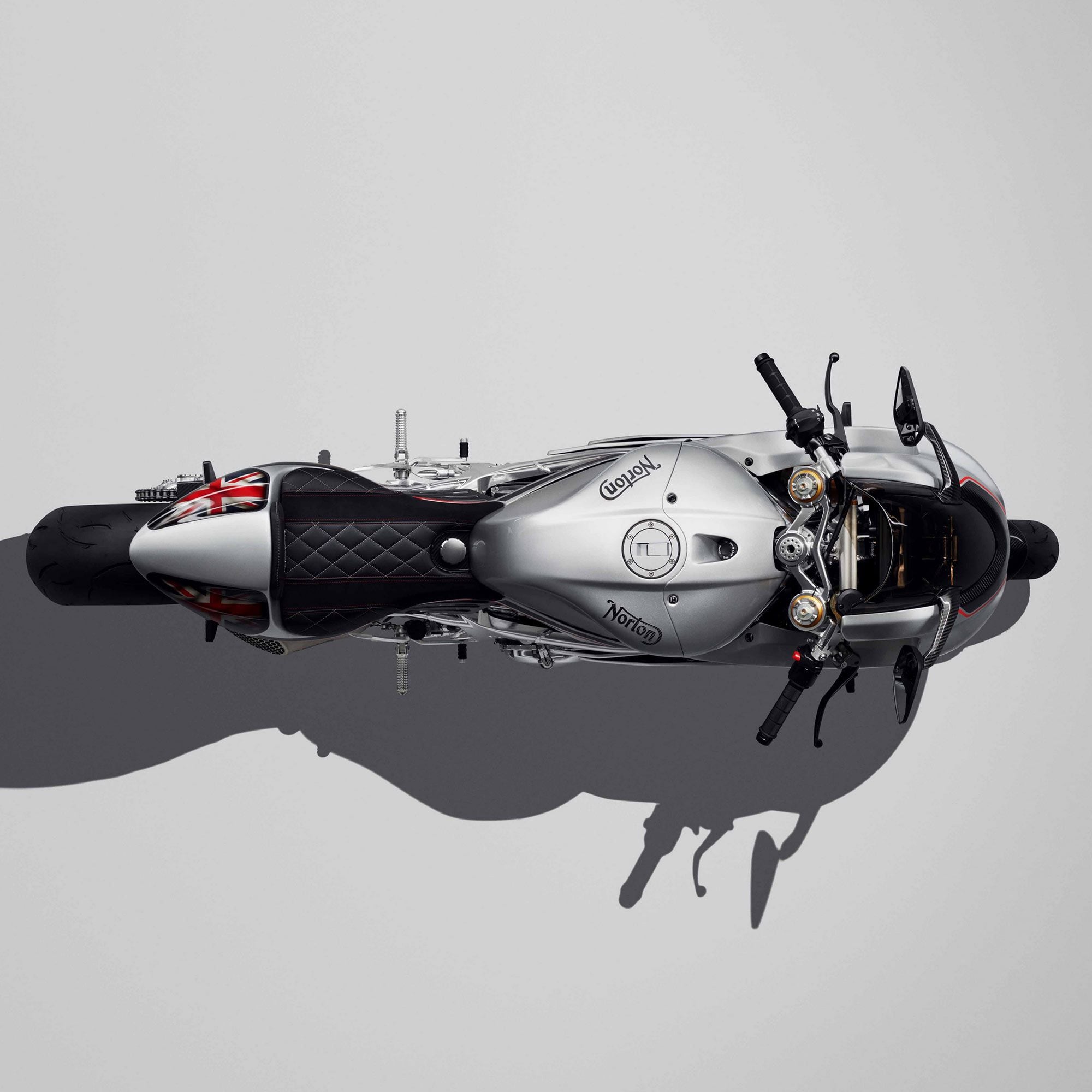 The new bike is 30.5 pounds heavier than the previous V4, which was never fully approved as a production model.