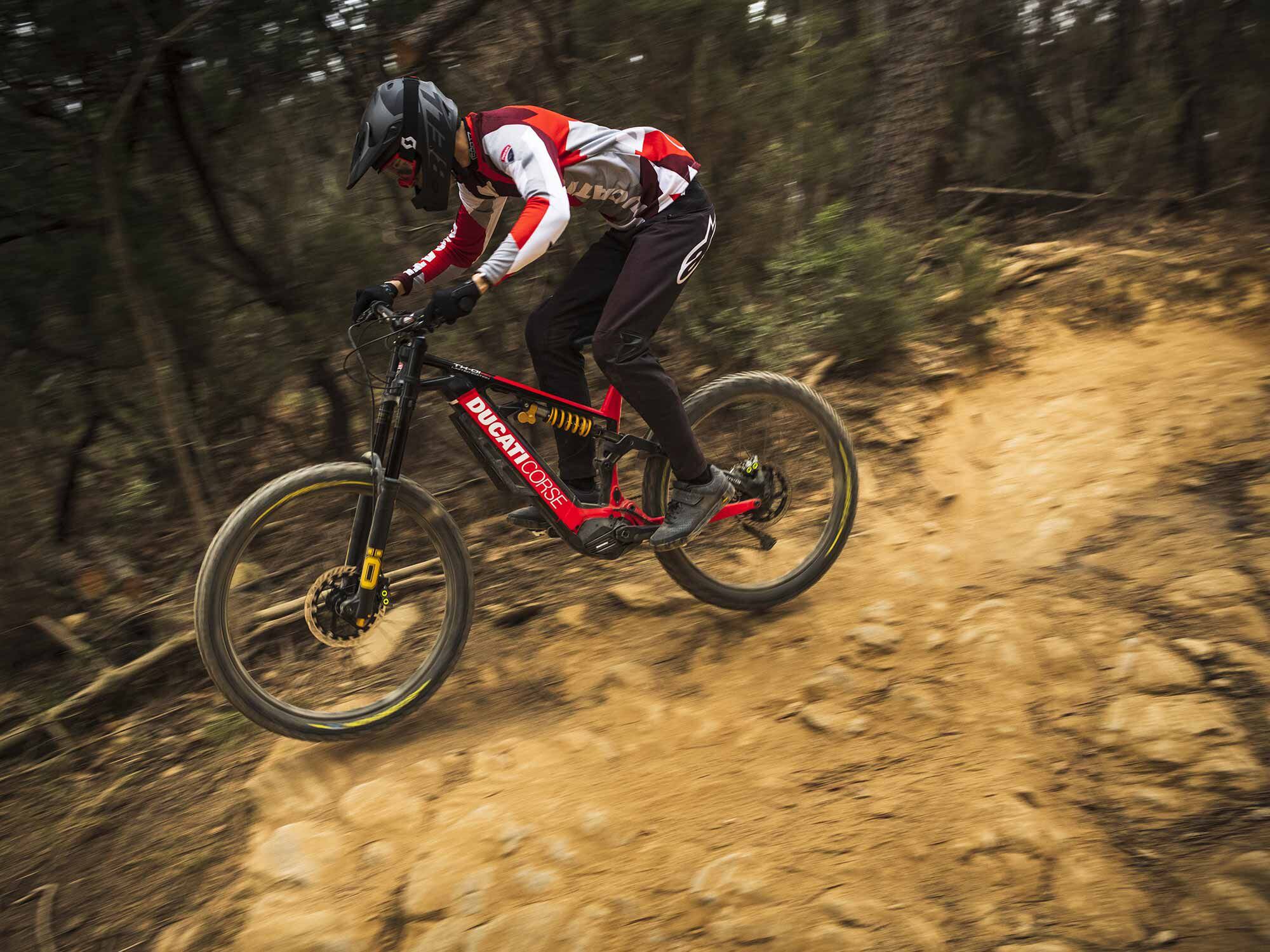 Magura components will be a familiar name to some old-school motorcyclists, and you can find them again on Ducati’s TK-01RR. The bike uses Magura disc brakes front and rear.