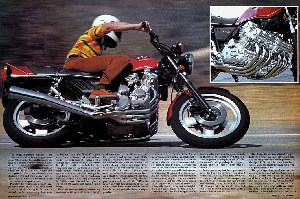  Historia de la Moto Honda CBX, CLÁSICOS RECORDADOS