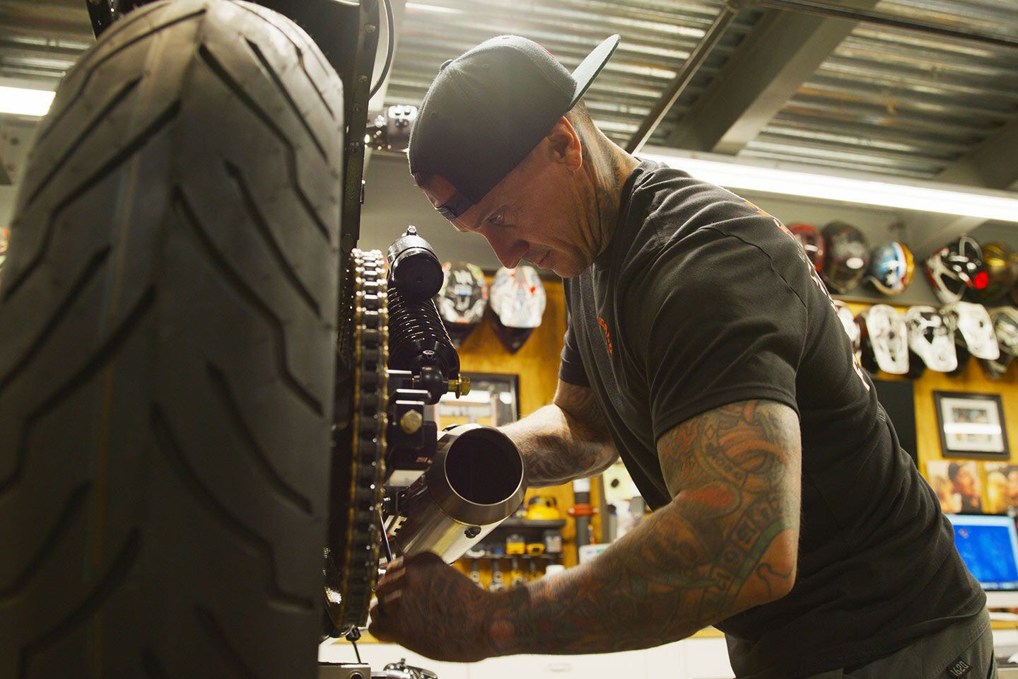 Hart has been customizing Indians for high-profile stars recently, including rapper Killer Mike and actor Jon Bernthal.