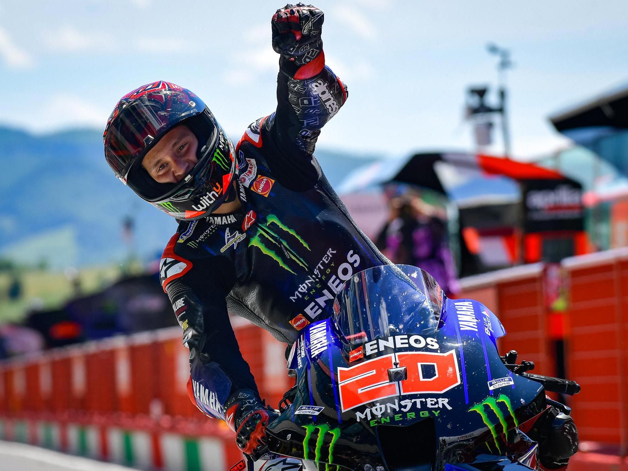 Fabio Quartararo se llevó la victoria en Mugello, muy por delante de la competencia.