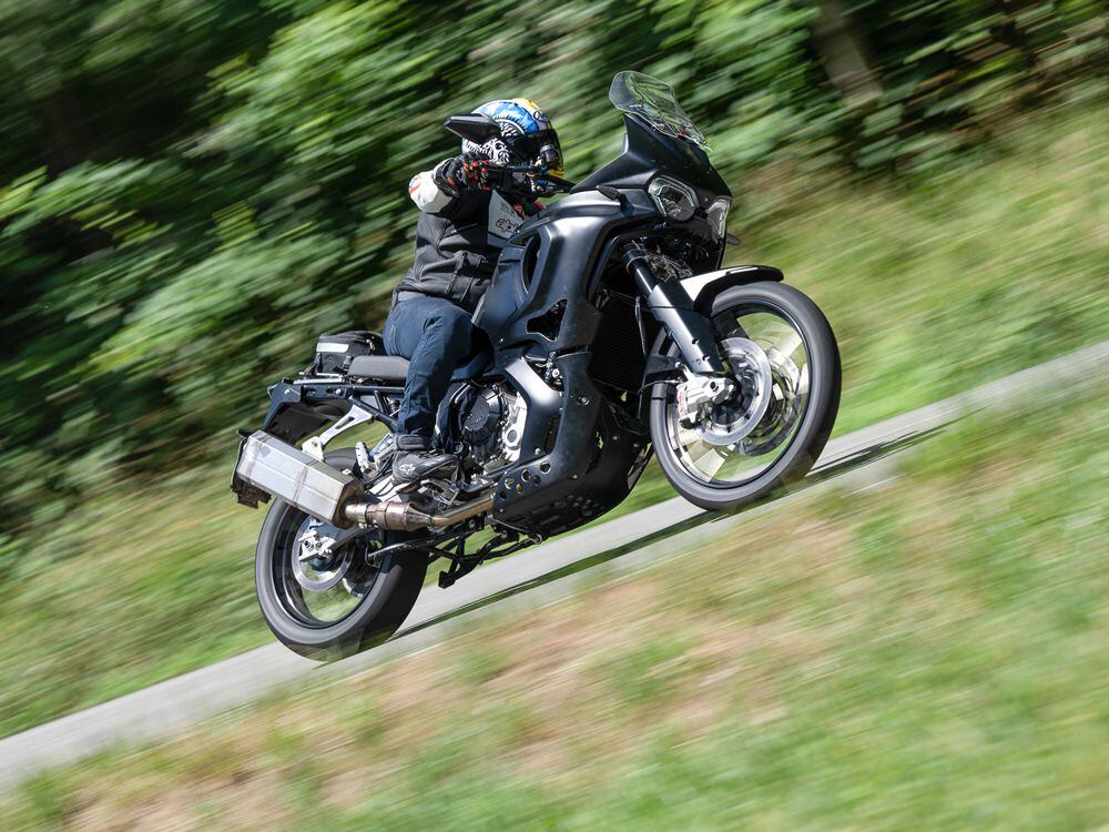 On the road, the Lucky Explorer 9.5 is a performer despite a tall stance and 21-inch front tire.