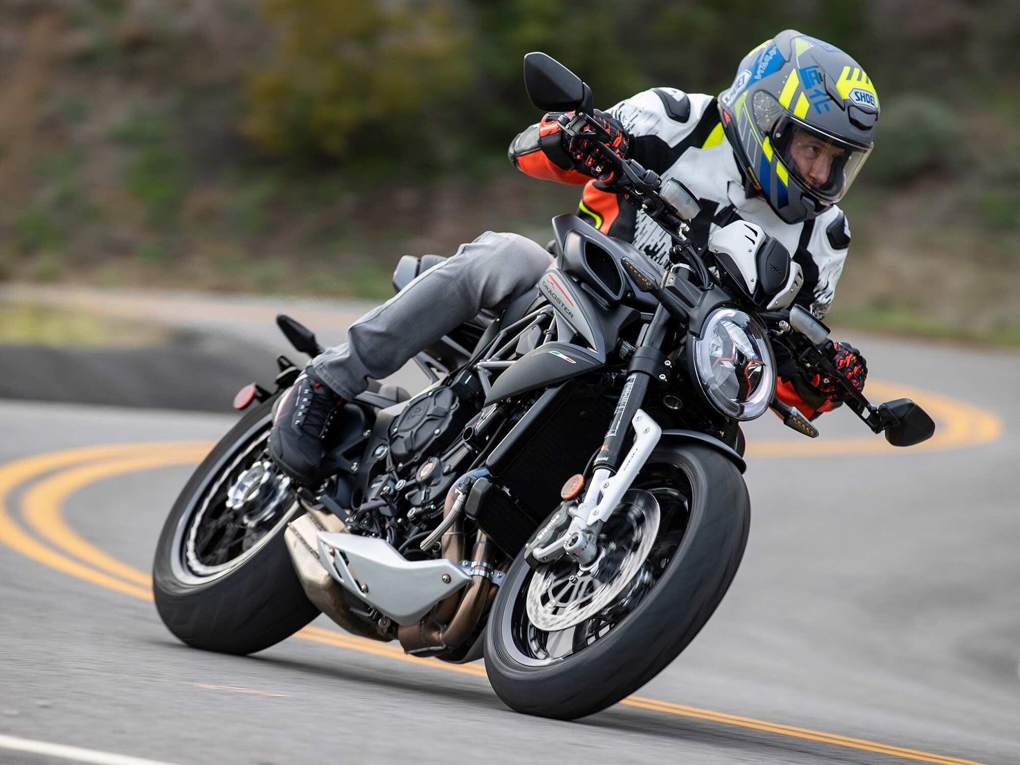 Setting up the MV Agusta Dragster RR SCS’s rider aids isn’t easy, as it should or could be.