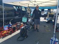 jesse davis and his ultra-trick yamaha xv920 twin