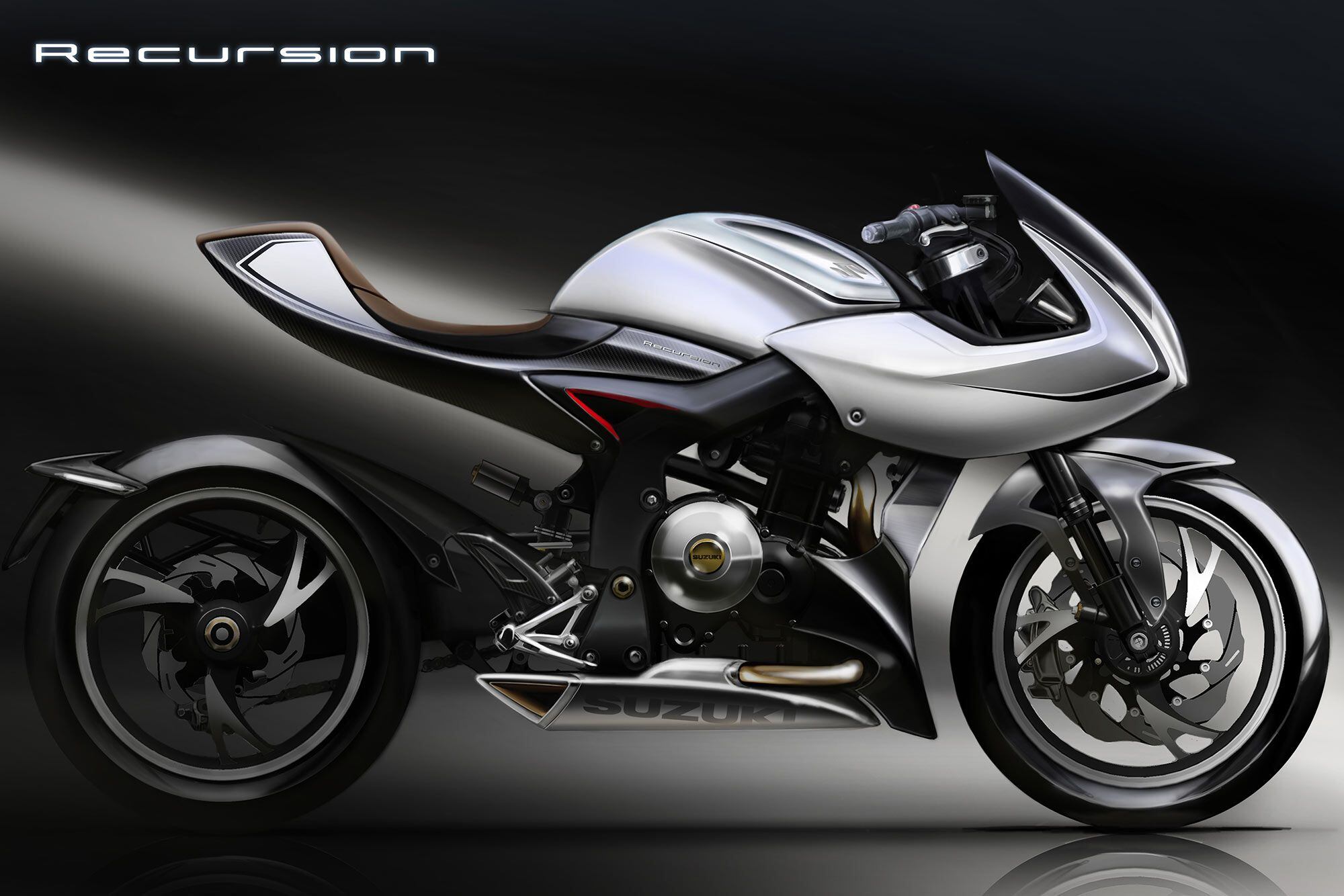 Remember the Recursion concept from way back in 2013? Suzuki may still be pursuing the parallel-twin engine design seen in that bike for future models.