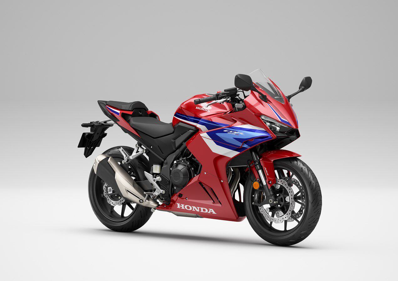 The CBR500R keeps its name but gets some minor updates in line with the rest of the model range.