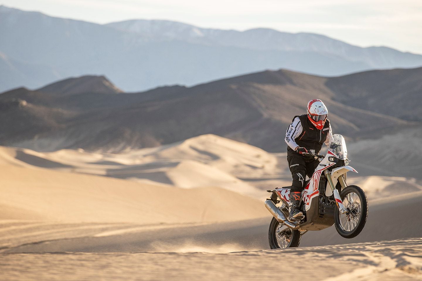 Suspension action is not as refined as that found on Japanese and European dirt bikes.