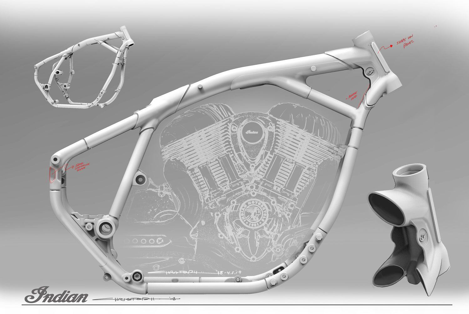 New, more open frame opens the door to increased custom options.