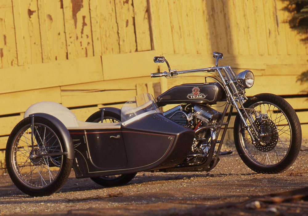 Harley Davidson Softail with side car, Motorcycles