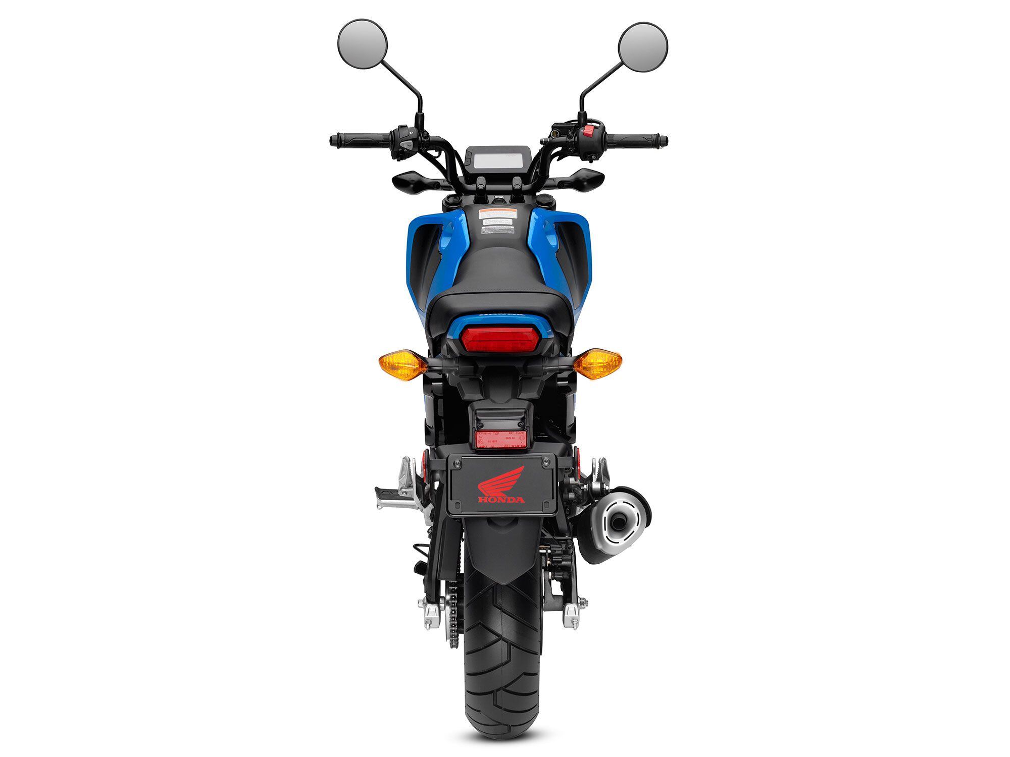The Grom ABS now uses an IMU (inertial measurement unit) for better front-to-rear distribution of braking power.