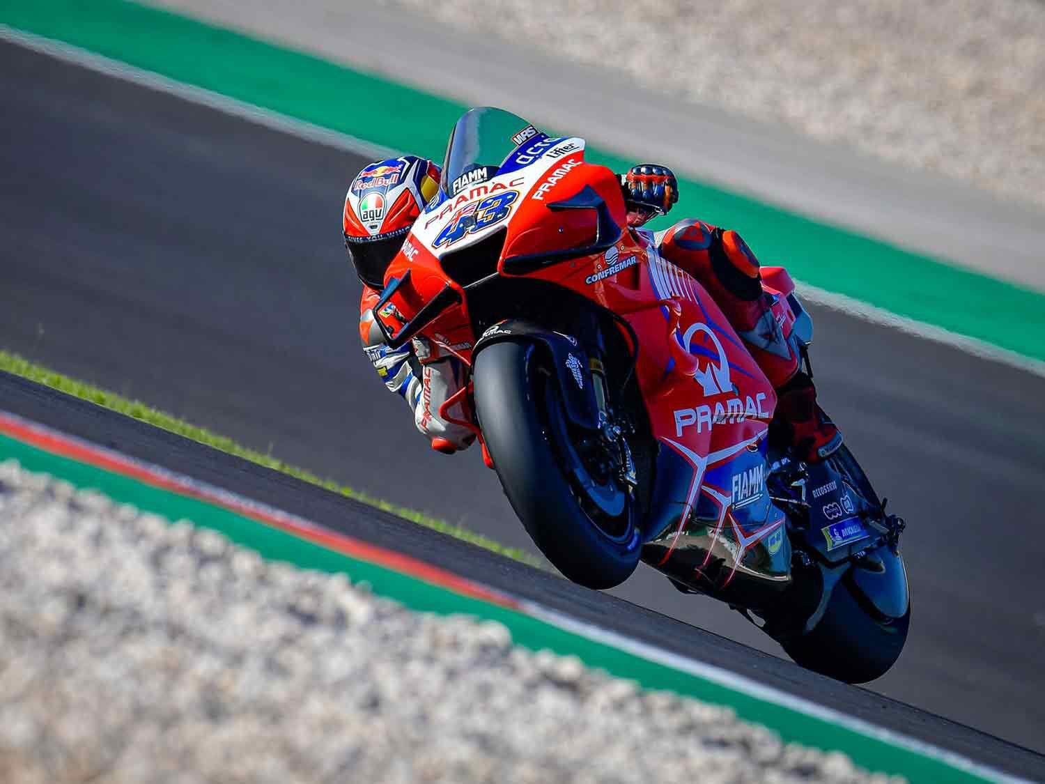 Jack Miller finished second in Portimão, but was nearly 5 seconds behind Oliveira.