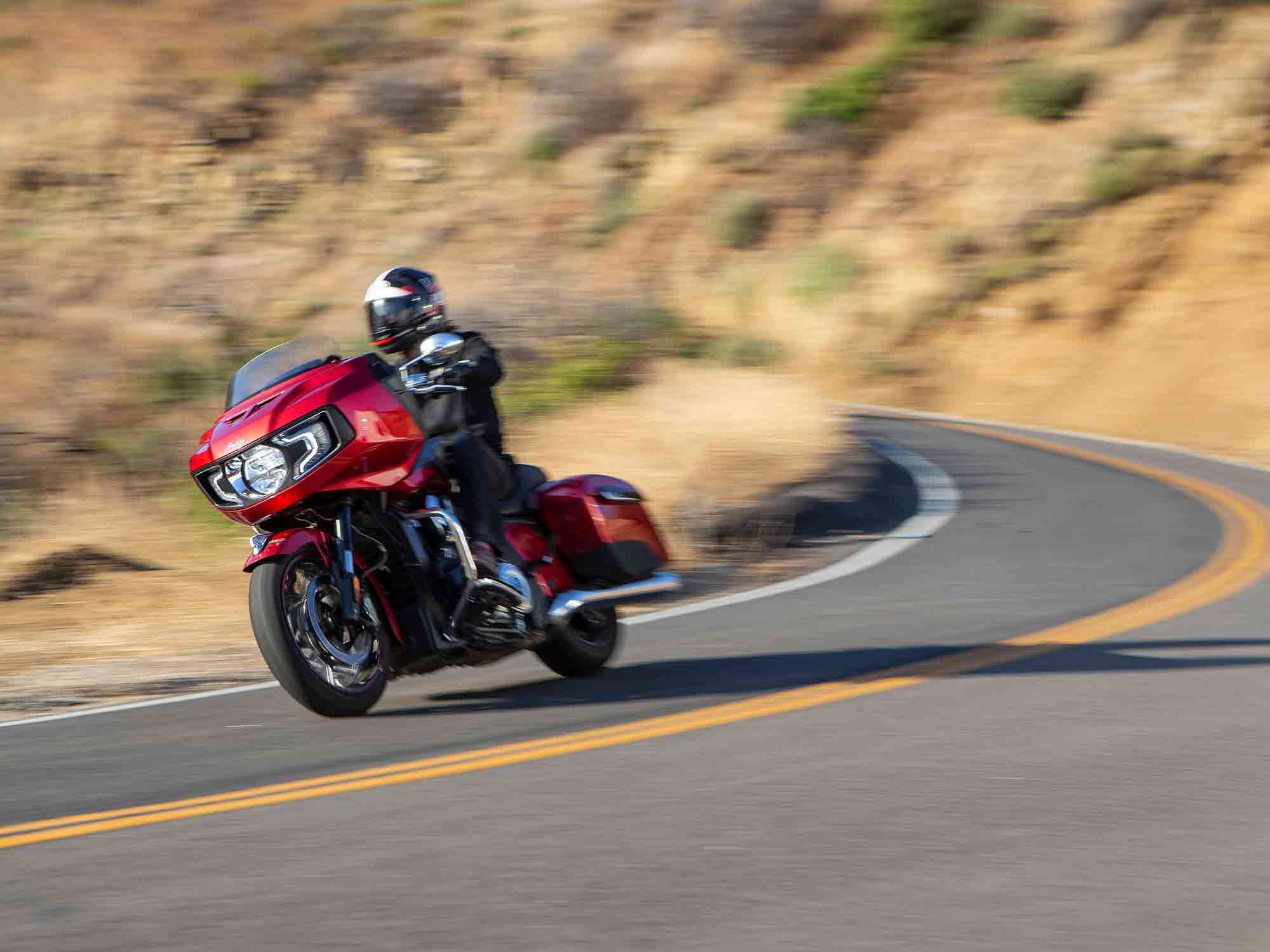 Indian’s Challenger offers more in nearly every way: Power, handling, and user features are all a step ahead of its bagger competition.