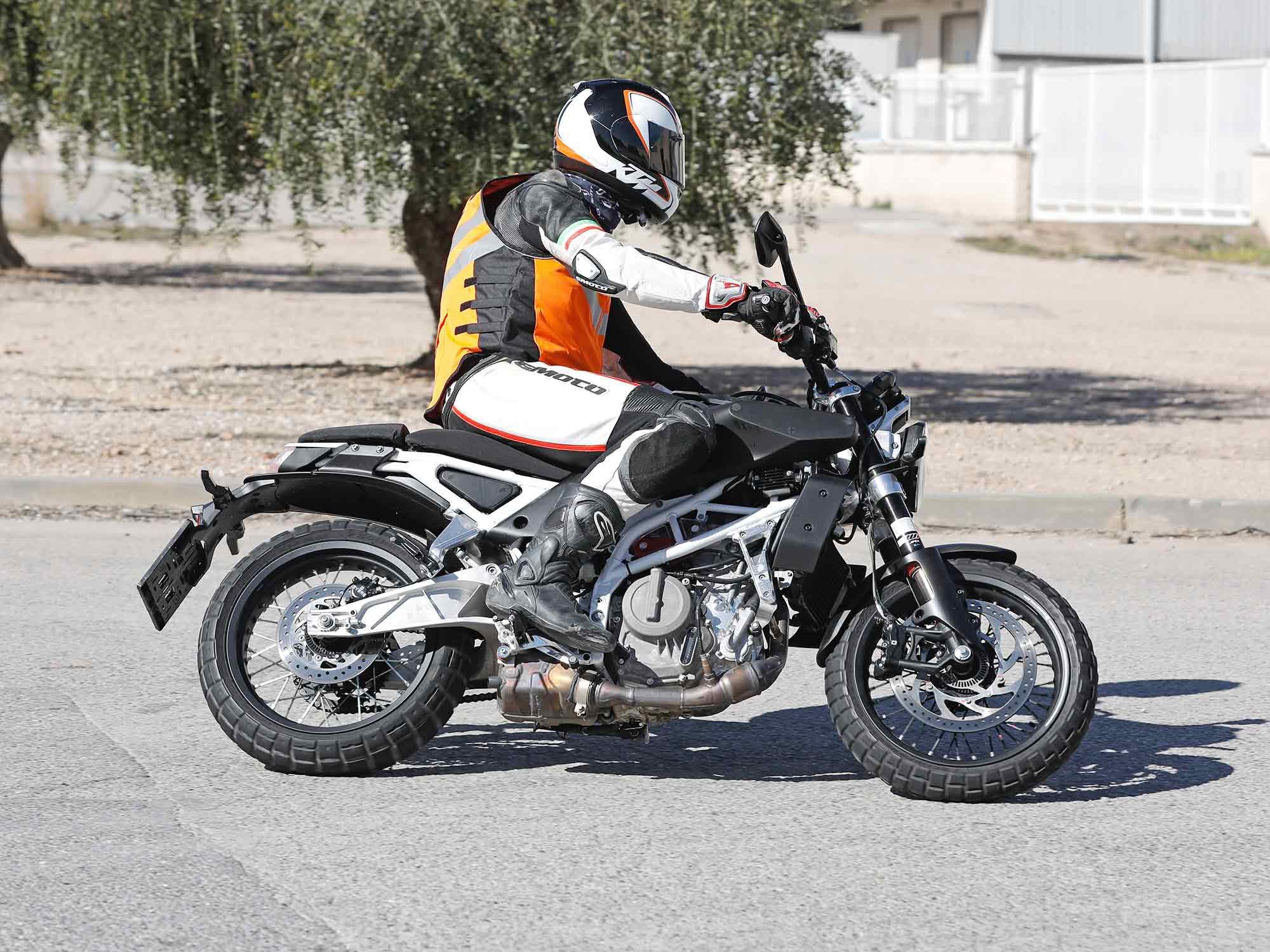 Spy shots show a prototype Husqvarna Svartpilen powered by a small-displacement single—most likely this is the next Svartpilen 401.
