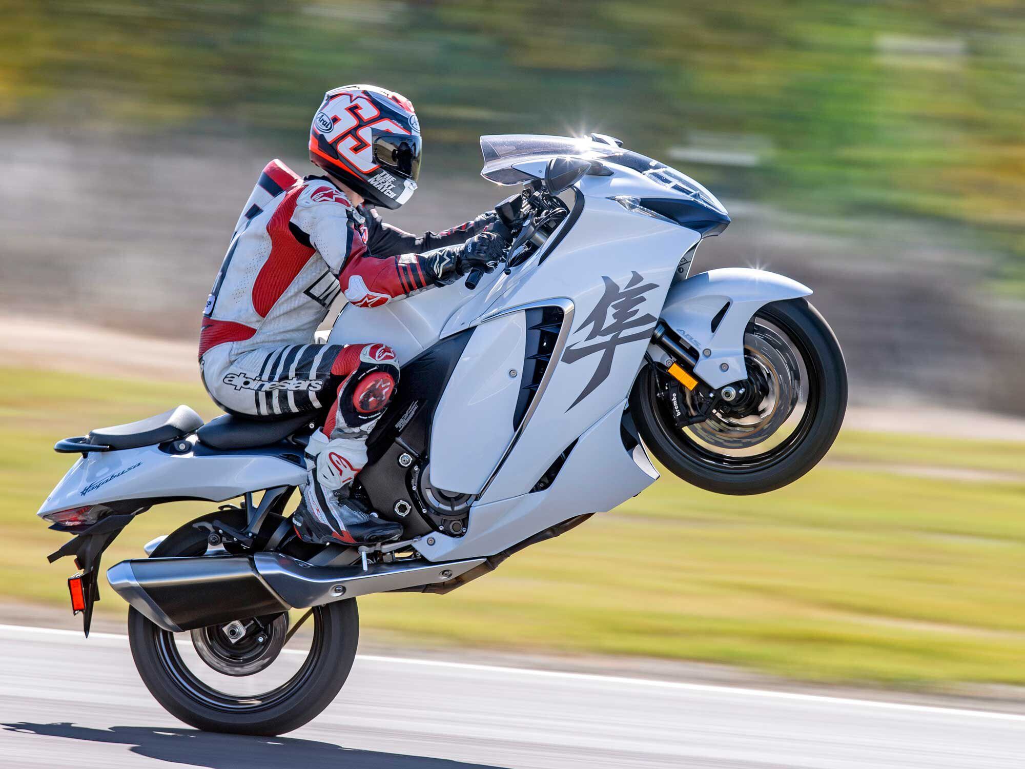 Suzuki’s Hayabusa is a well-rounded cruise missile.