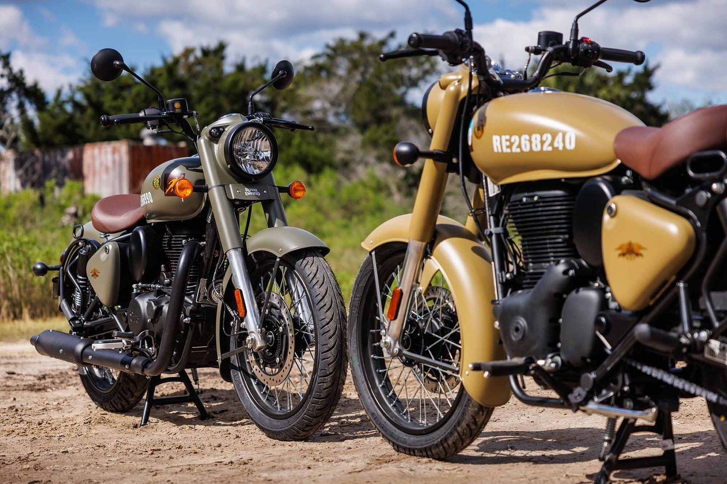 Yellow royal sales enfield classic 350