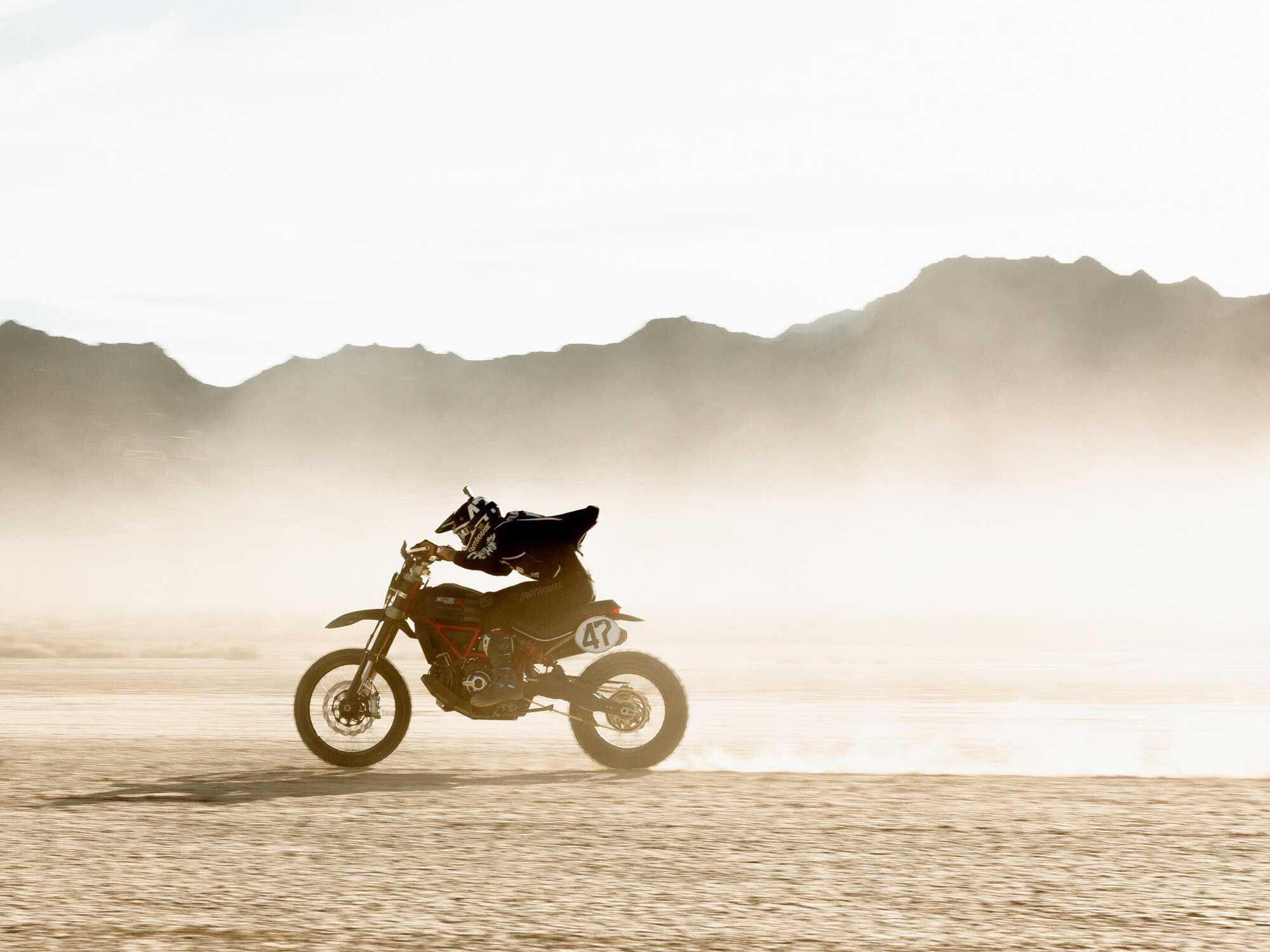 Fasthouse Racing entered a pair of Ducati Desert Sleds in the 2020 Mint 400, and came away with a first-place finish in their class.