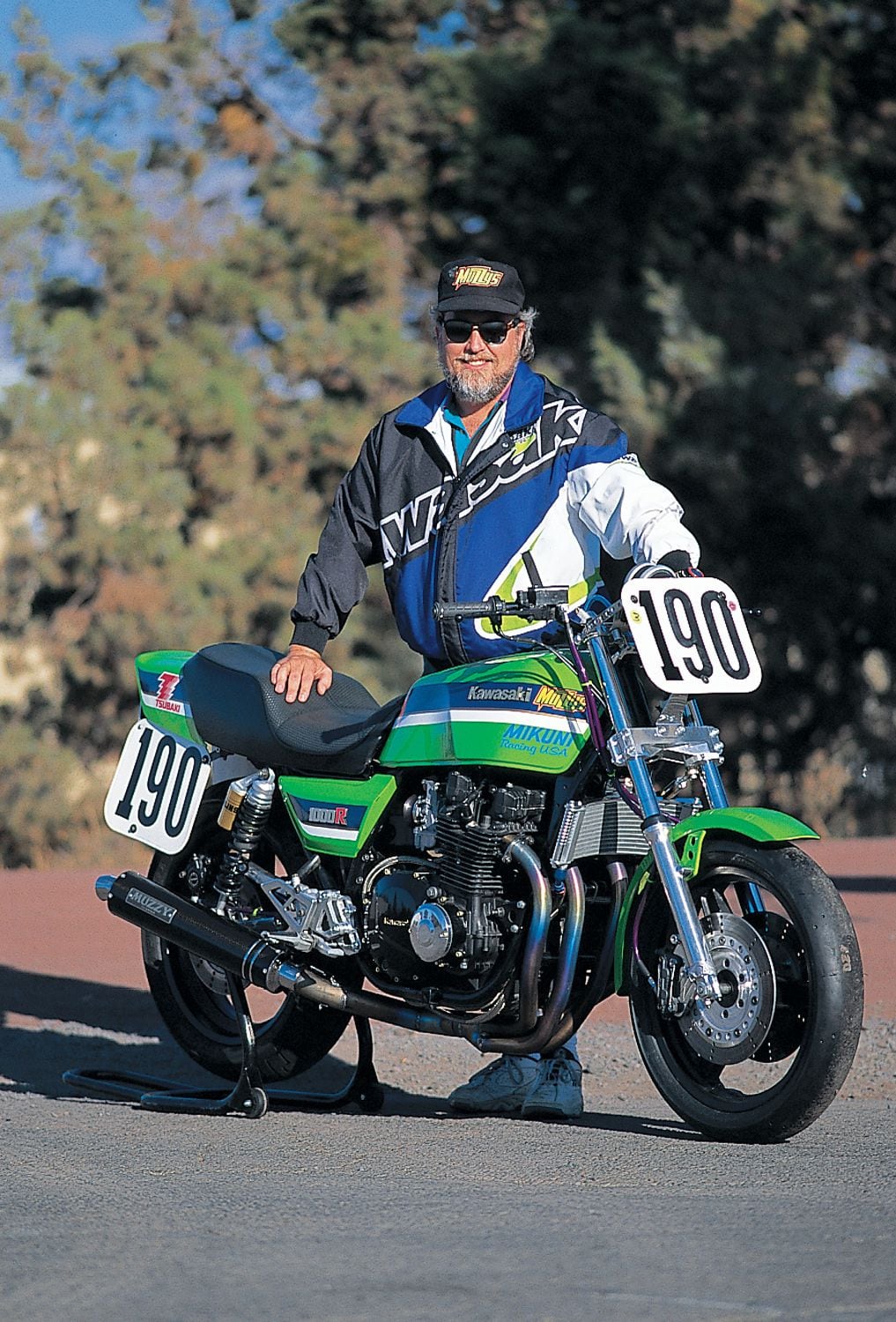 Dave Turner and his '82 Kawasaki KZ1000R