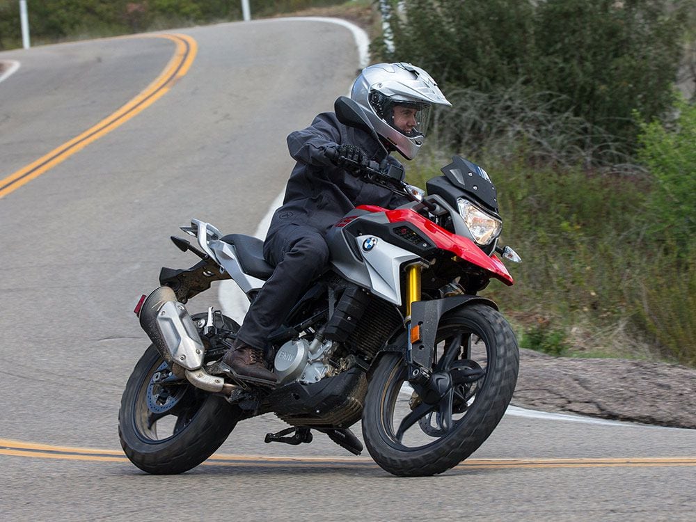 Get your feet wet in adventure riding with a bike like BMW’s G 310 GS.