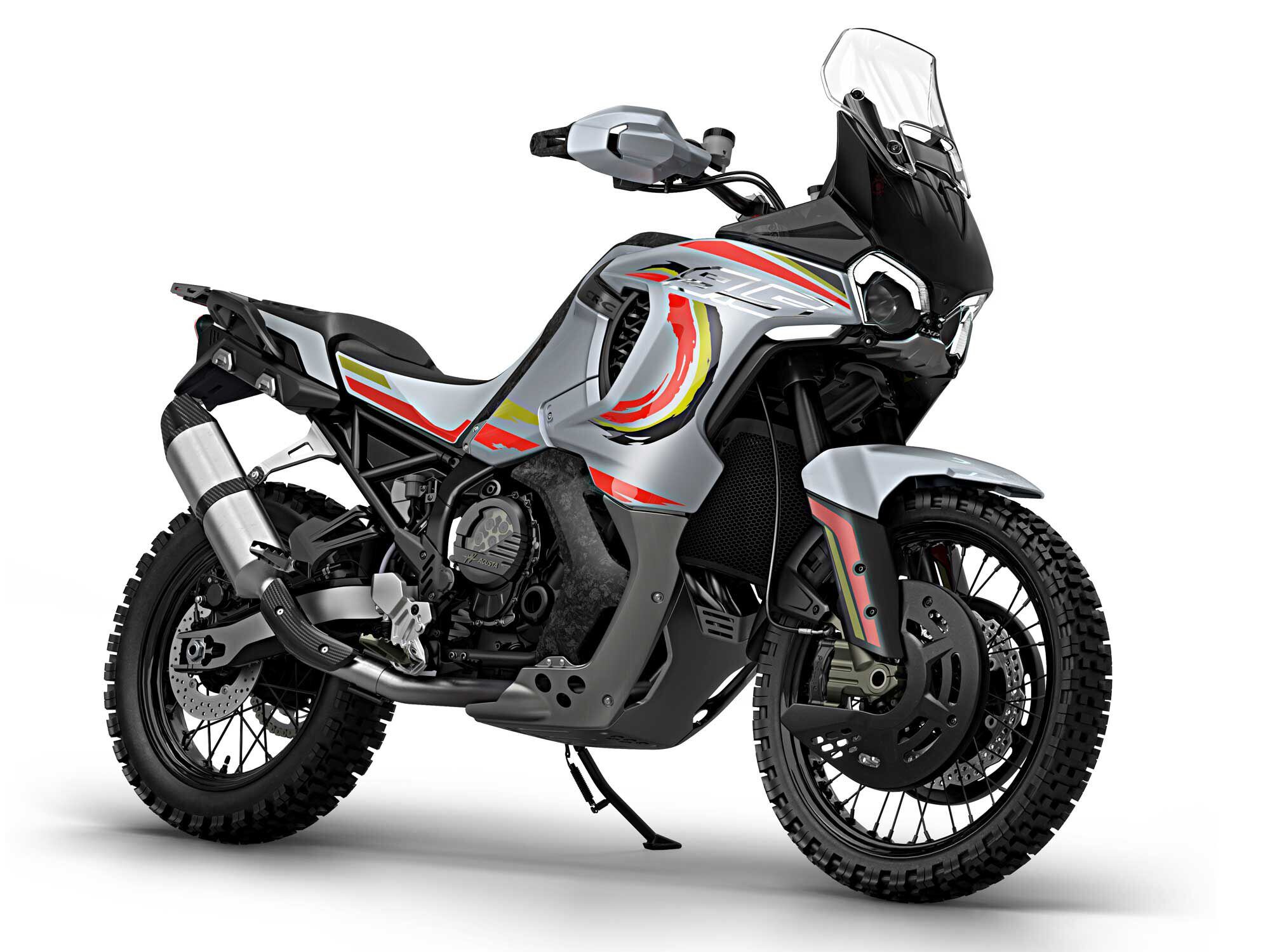 The MV Agusta Lucky Explorer is made by Qianjiang.