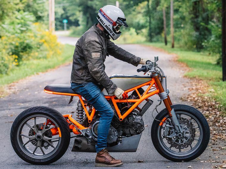 Custom Yamaha Rs 100 Scrambler