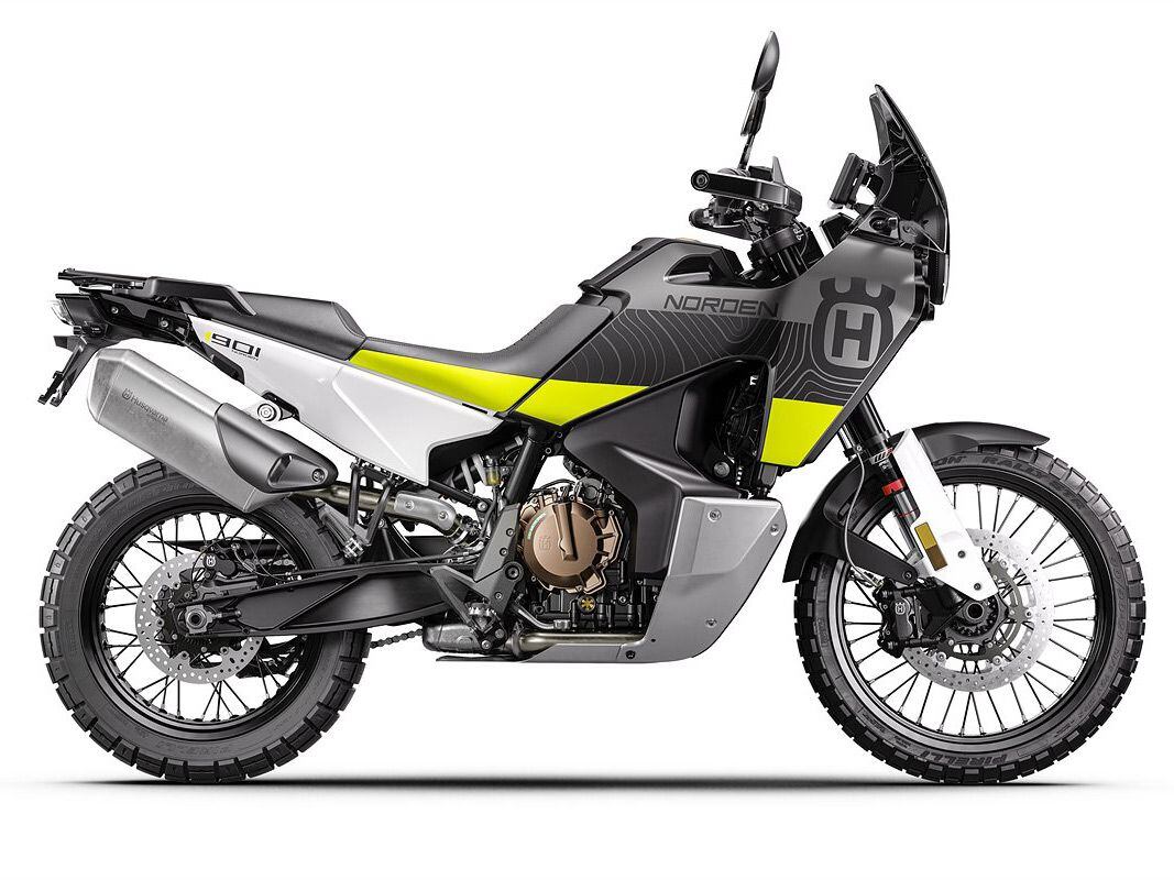 The standard Norden 901 picture here uses WP Apex suspension, while the Expedition model will use the more stout and longer travel Xplor units.