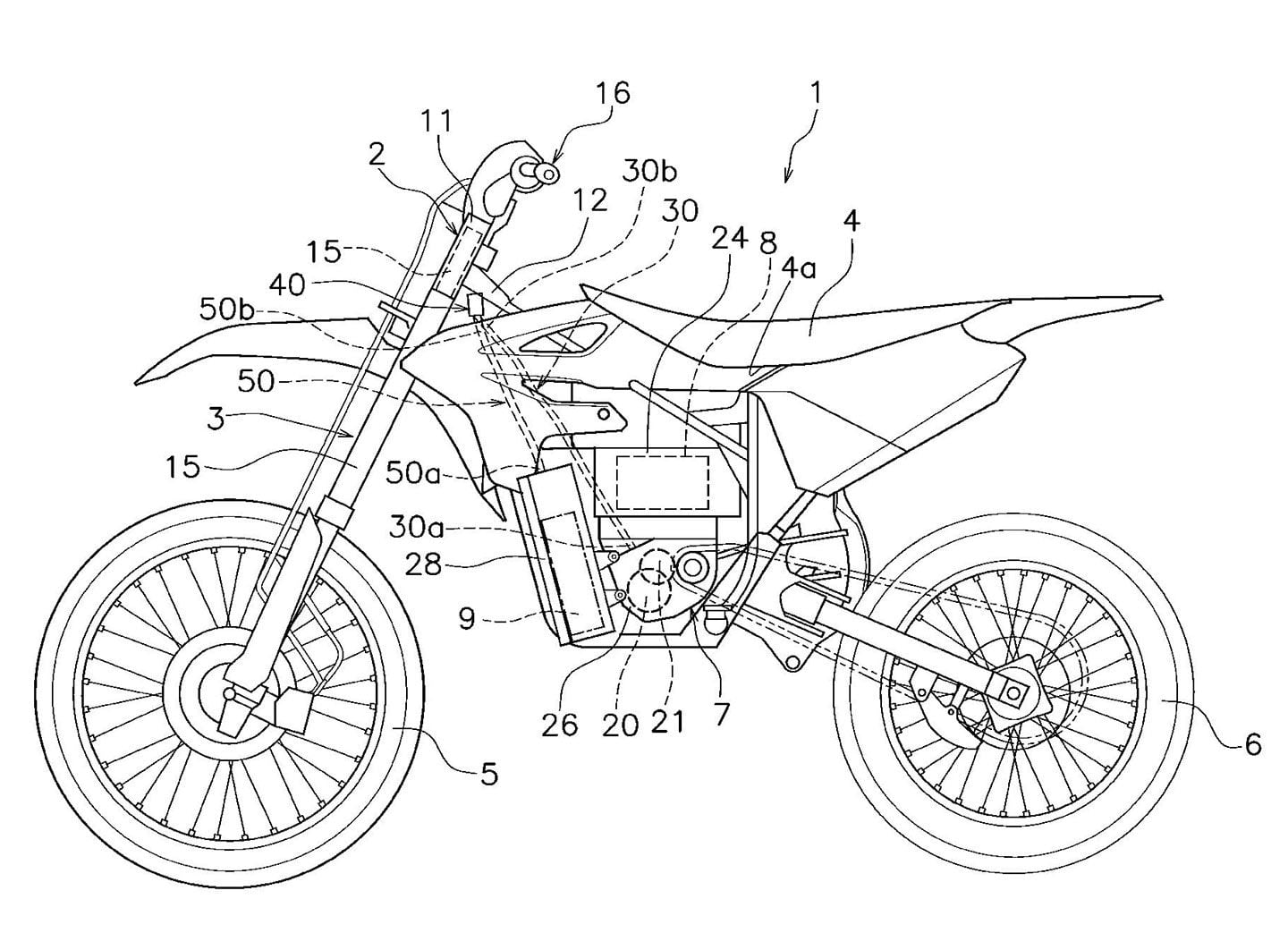 Yamaha continues development on its upcoming electric motocross bike.