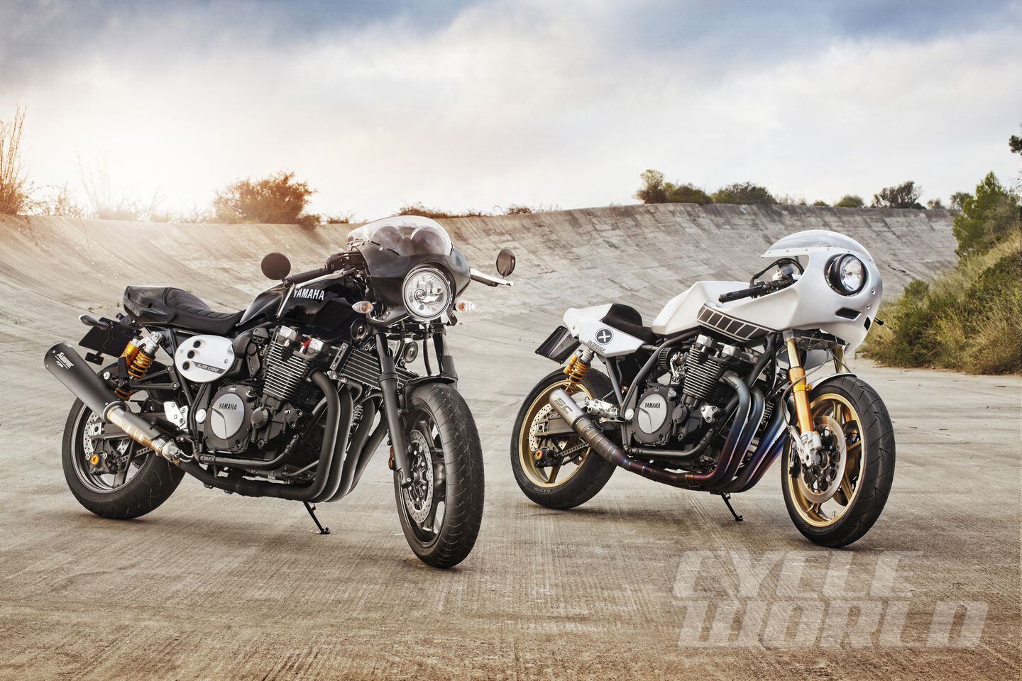 New 2015 Yamaha XJR1300 and MT-07 Moto Cage Revealed at INTERMOT