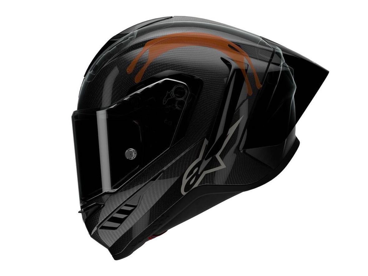 Alpinestars’ patented A-Head fitment system is carried over from its motocross helmets and enables riders to customize the fit. Moving the microadjustable pad takes less than a minute, and the difference is noticeable.
