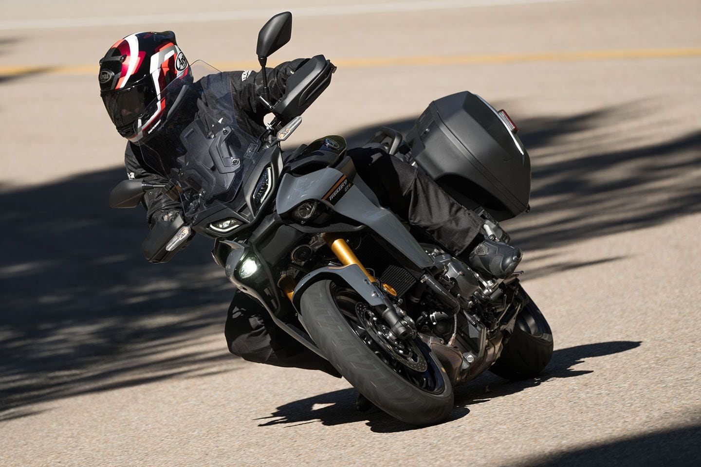Yamaha’s 2024 Tracer 9 GT+.
