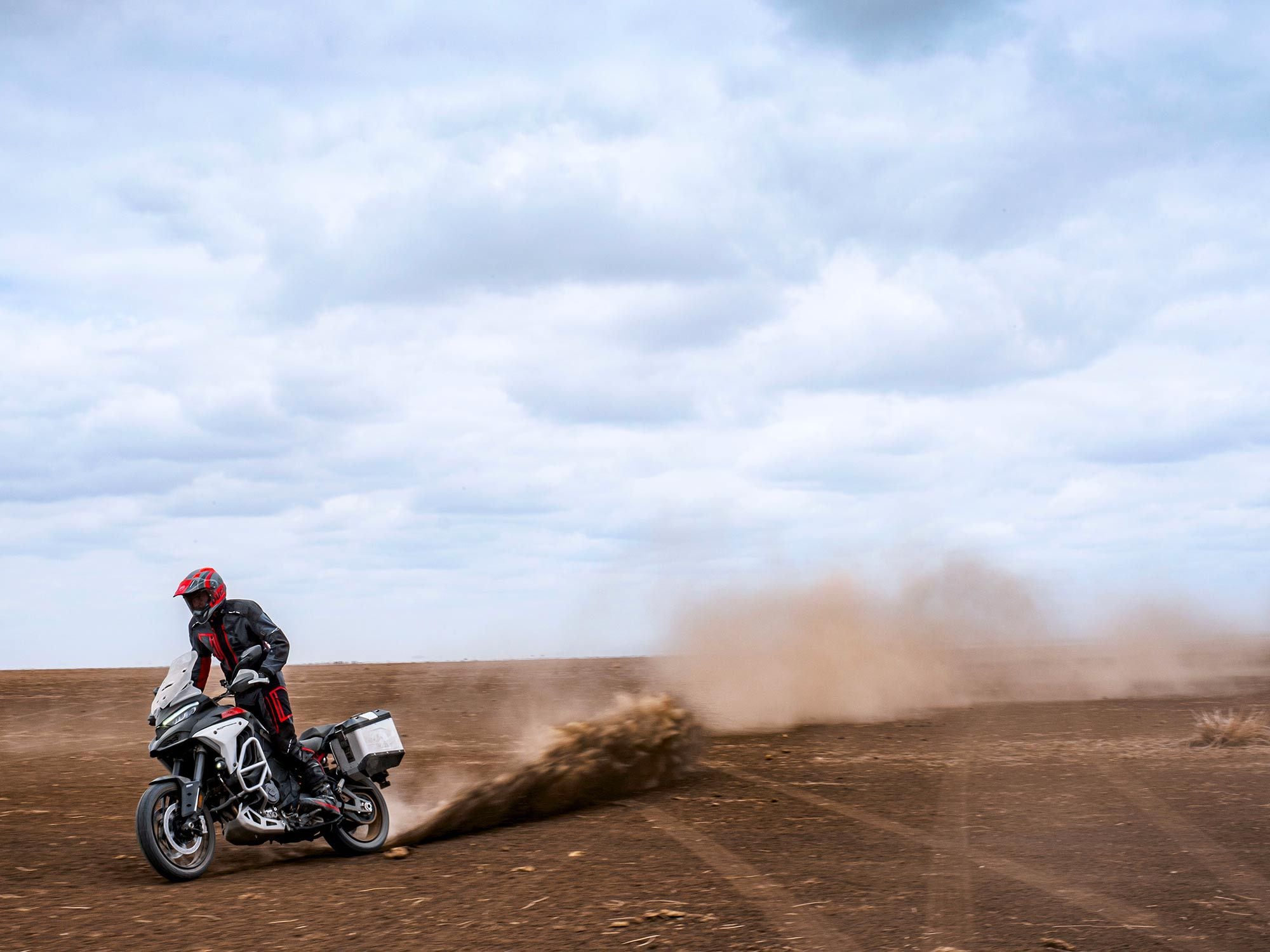 Ducati has built the Multistrada V4 Rally to be ridden hard and farther than the standard model.