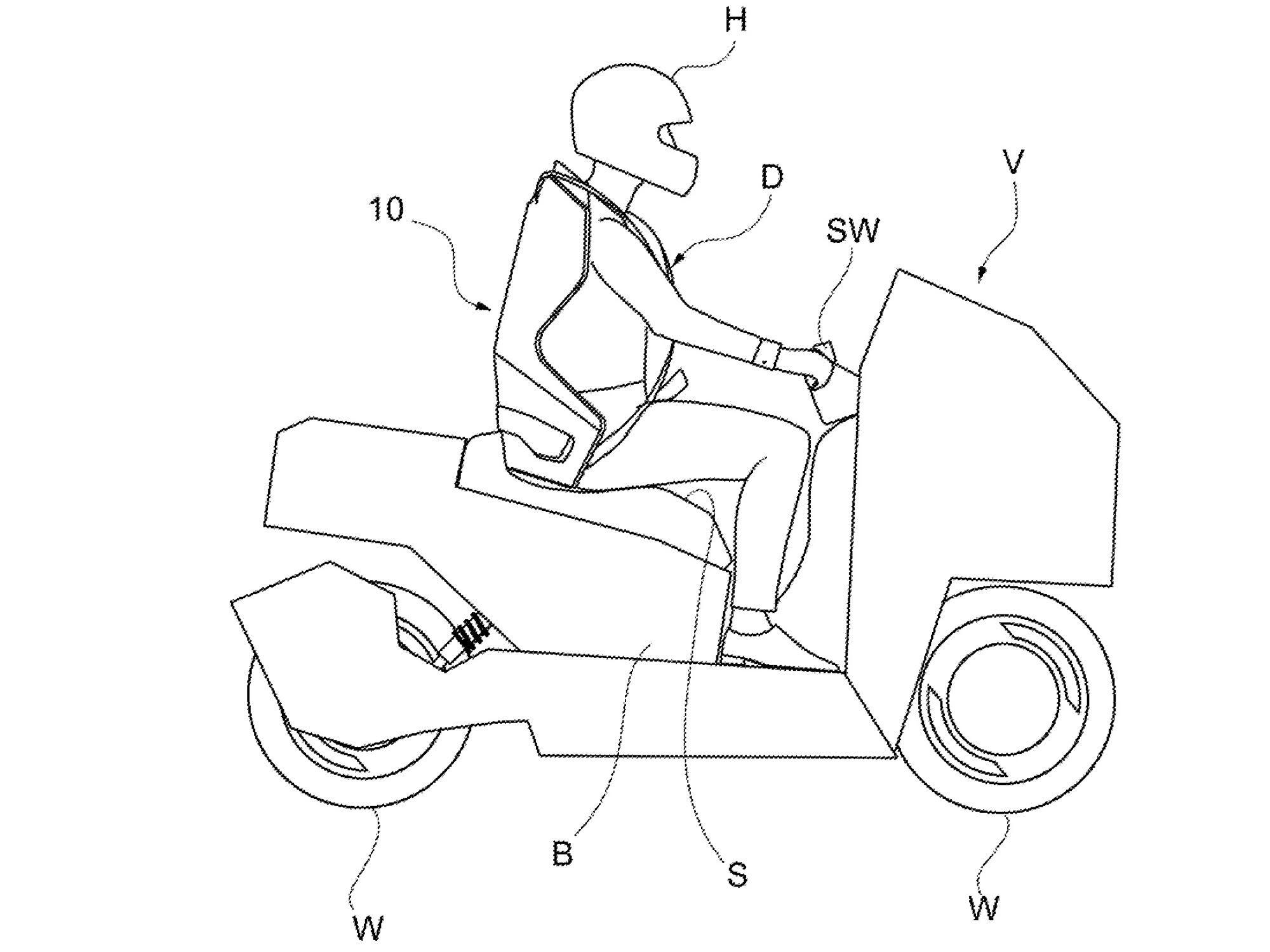 Italdesign’s new seatbelt patent would likely make most sense for scooter applications.