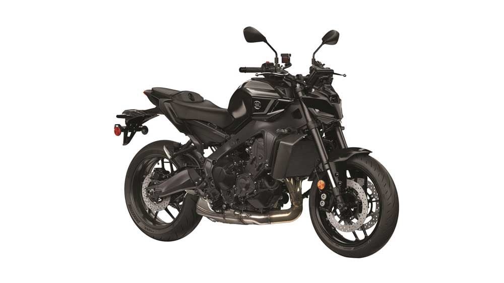 The 2024 Yamaha MT-09 in Raven Black; MSRP is $10,599.