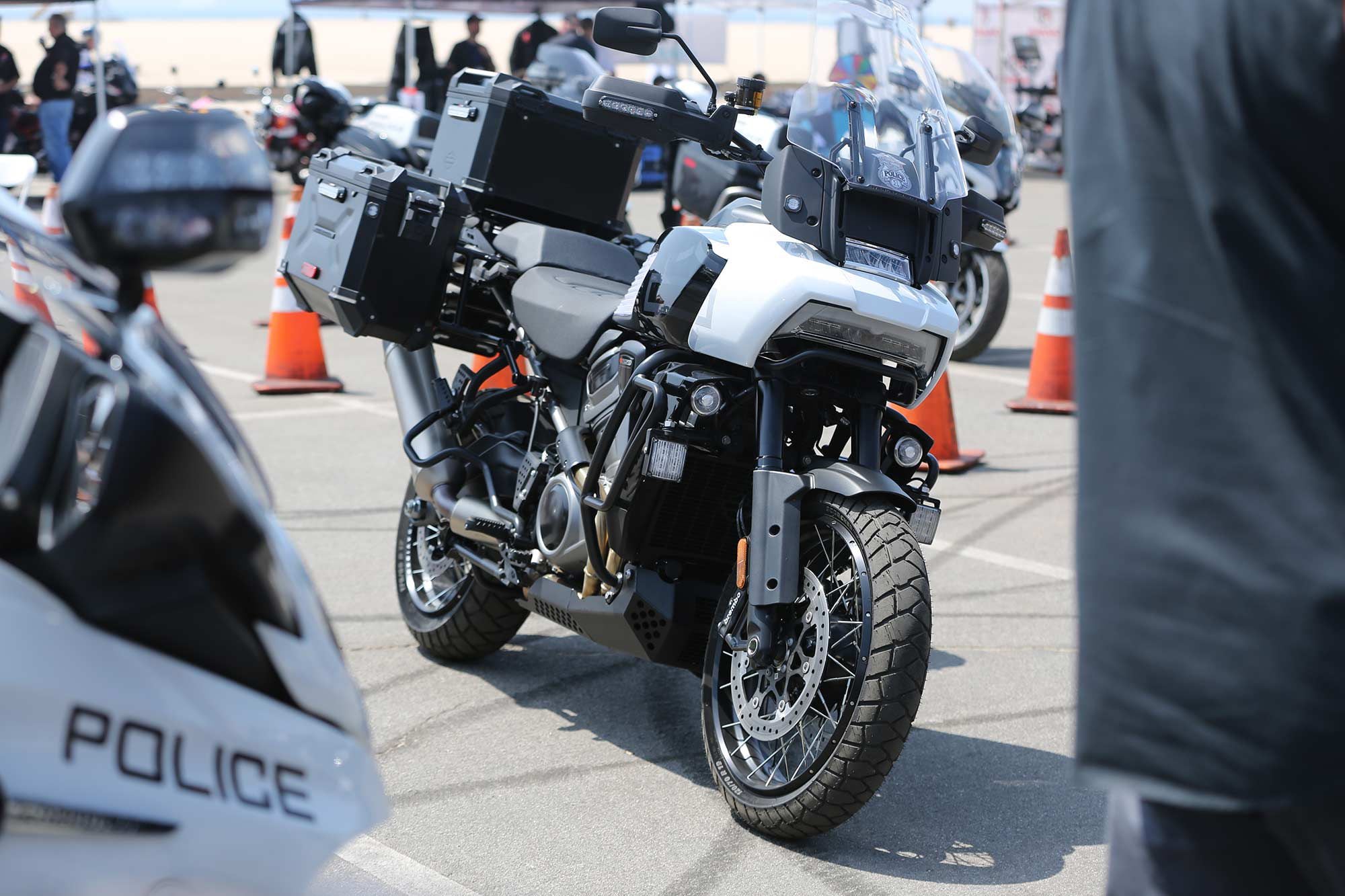 A Pan America police bike could allow cops to access places unreachable on the touring machines that are being used currently.
