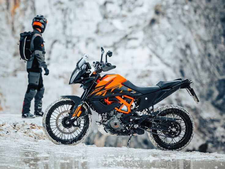 Lightweight adventure motorcycles like the KTM 390 Adventure are a great option for new riders looking to get out and explore.