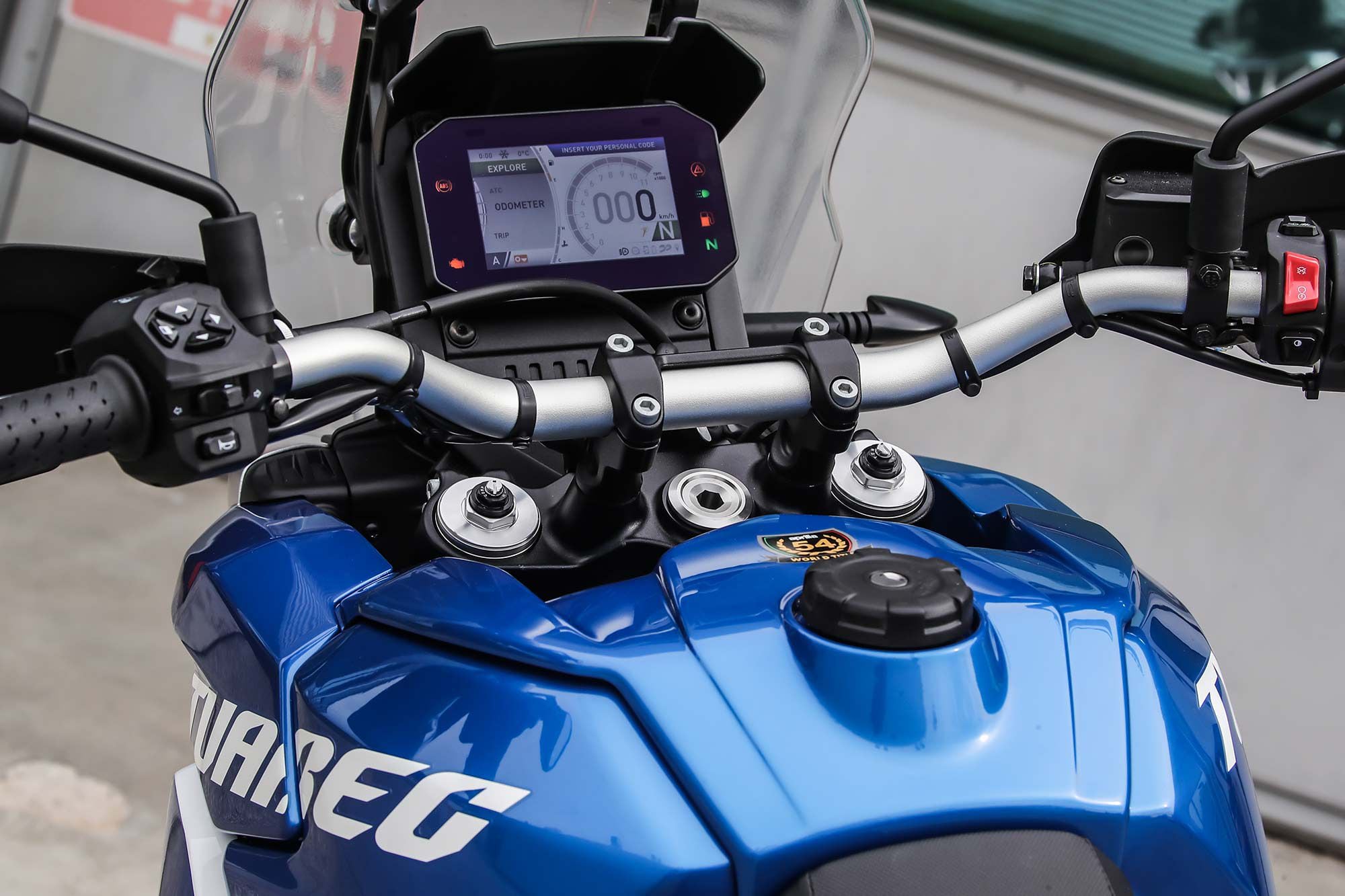 The cockpit of the Tuareg 660 is a comfortable place to be.