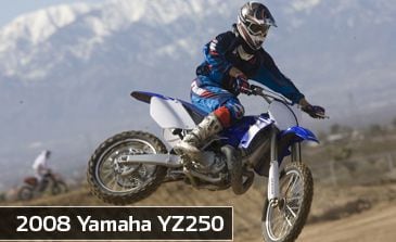 10 Top Motocrossers 2008 Yamaha YZ250 Cycle World