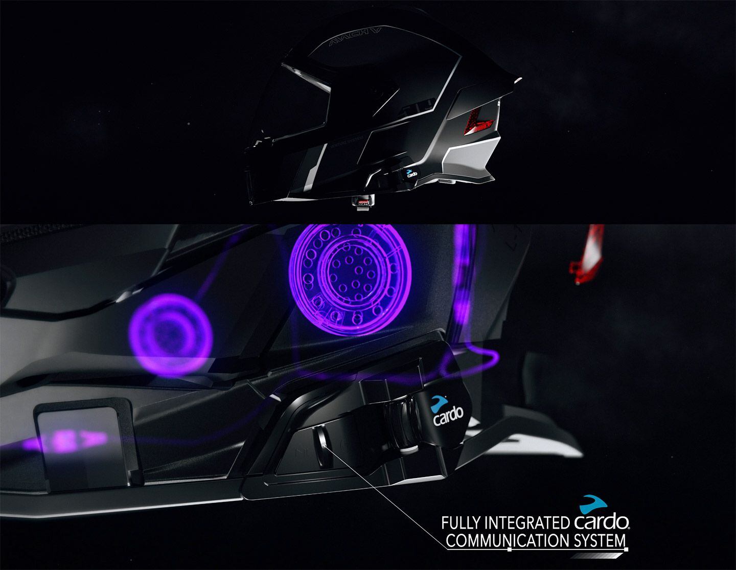 Motorcycle helmets with discount built in communication system