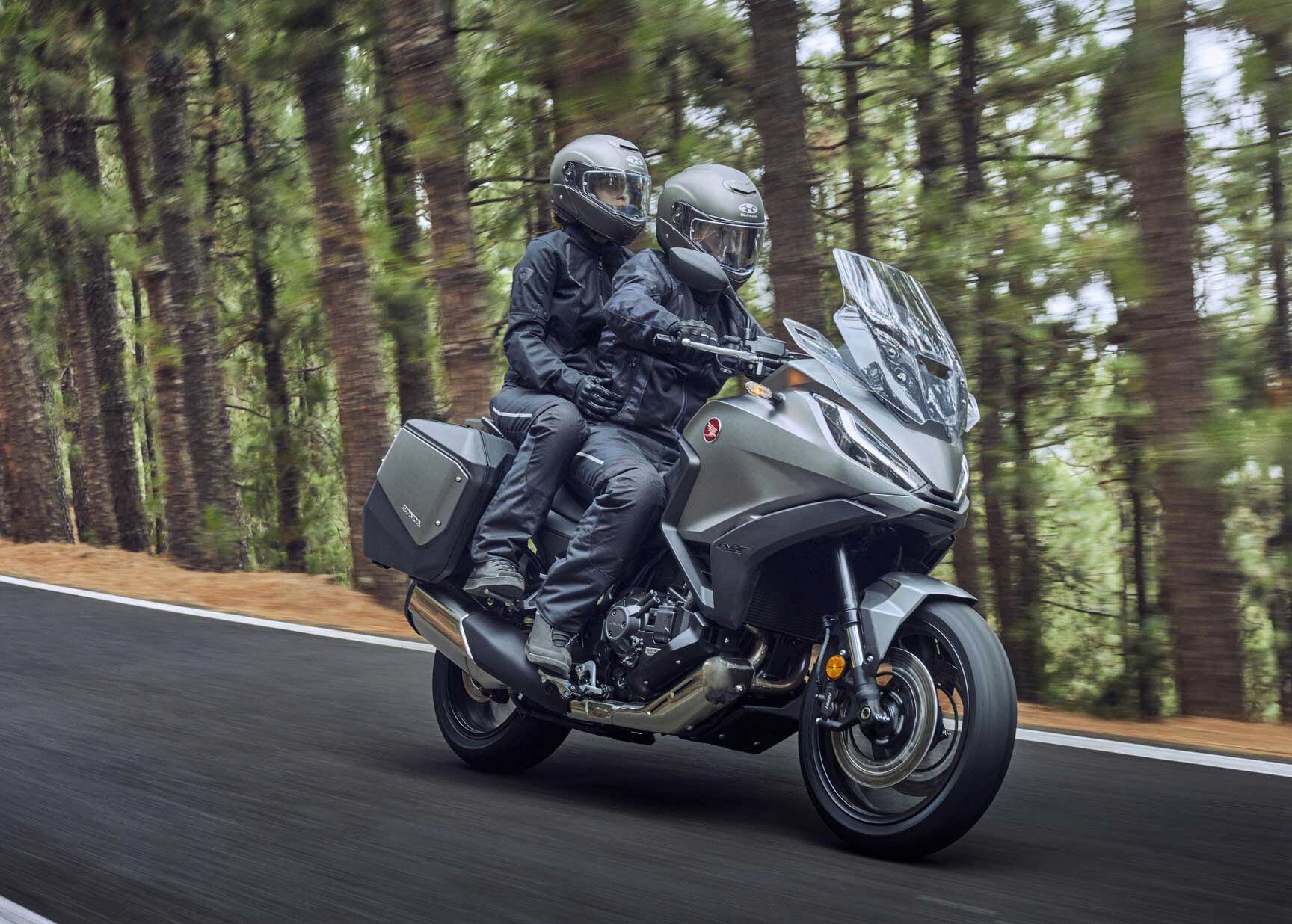 Honda’s new NT1100 sport-tourer will come in two flavors and carries over the Africa Twin’s steel frame as well as its engine.
