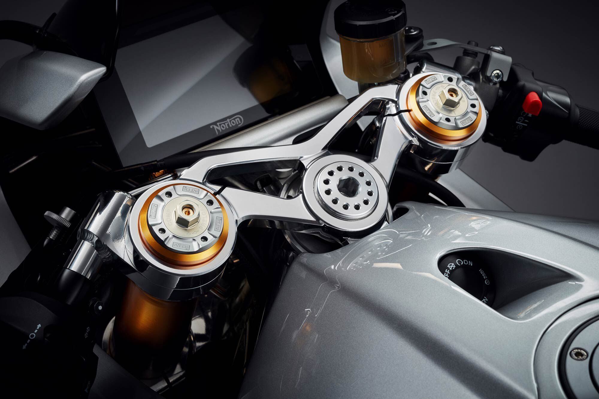 Details are limited, but the high-end Öhlins suspension and Brembo brakes look to be carried over from the old model, as well as riding modes and traction control.