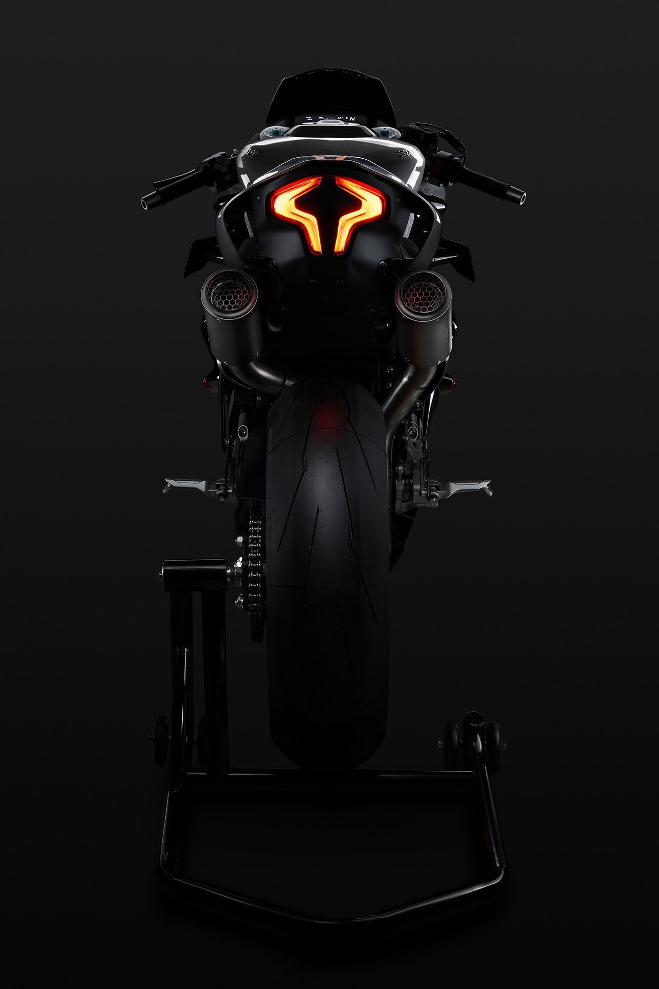 The tidy rear end is equally attractive.