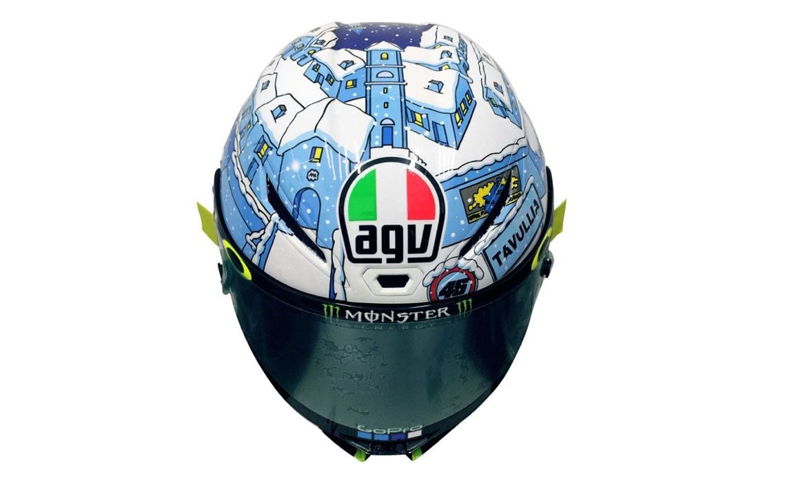agv pista gp r valentino rossi RR Soleluna 2023 Motorcycle Helmet Hi-Viz MD : Automotive Full face helmet AGV Pista