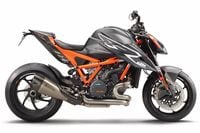 Profil sisi kanan studio KTM 1290 Super Duke RR 2023