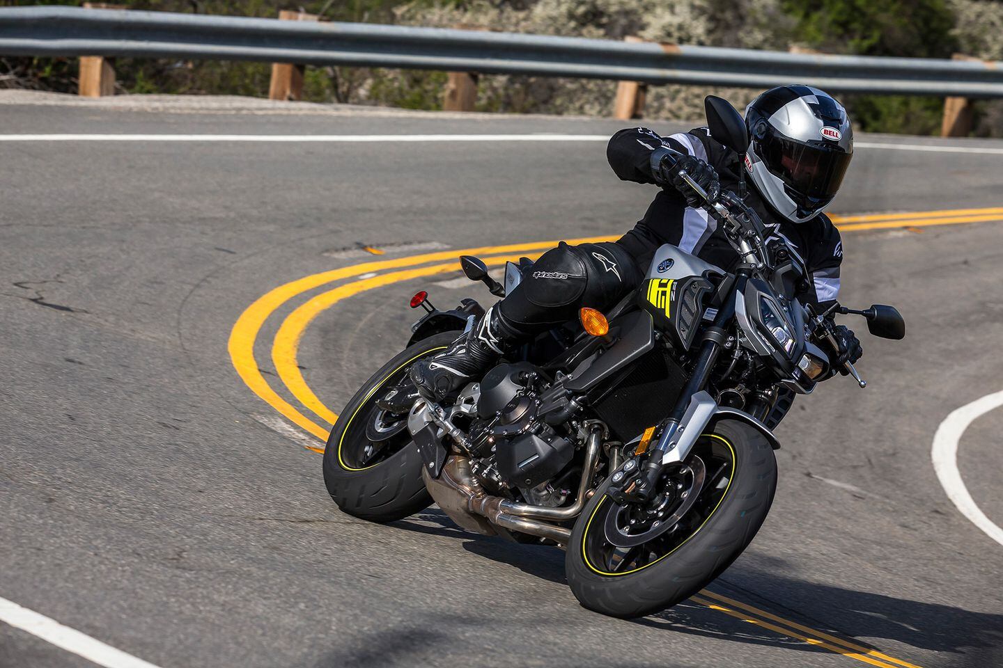 2017 Yamaha FZ-09 Naked Sportbike Motorcycle Review | Cycle World